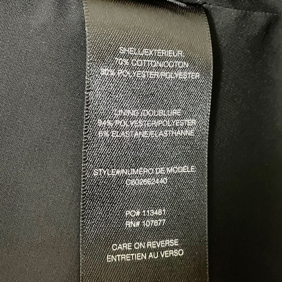 NWOT Alice + Olivia Geraldine Elastic Waist Dress in Cream & Black Size 2 - Picture 7 of 8